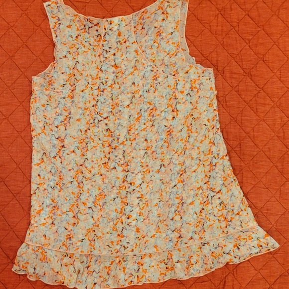 Size XS: CAbi Bella Floras Layered Tank Top - Picture 3 of 4